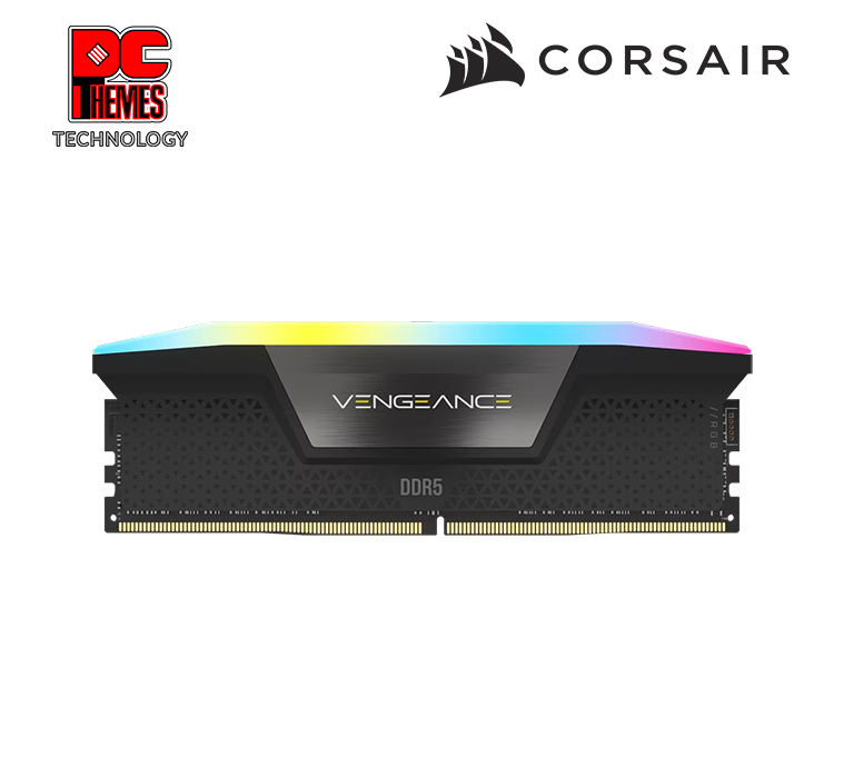 CORSAIR Vengeance RGB 6200MHz 32GB CL36 DDR5 XMP Desktop Memory - [Black]